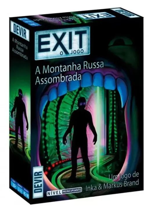 exit a montanha russa assombrada jogo de tabuleiro / cartas lacrado