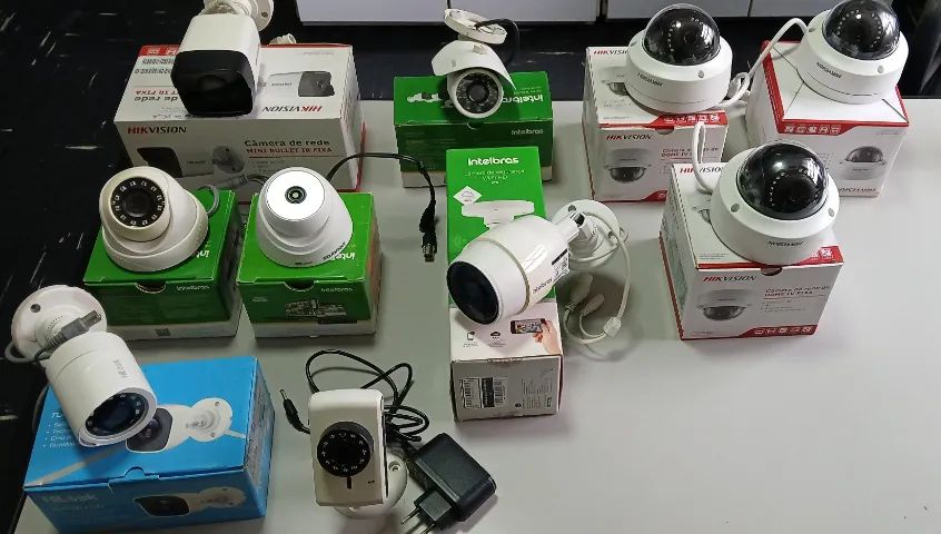 Kit de Câmeras CFTV e Equipamentos de Sistemas de Segurança - Oportunidade Única
