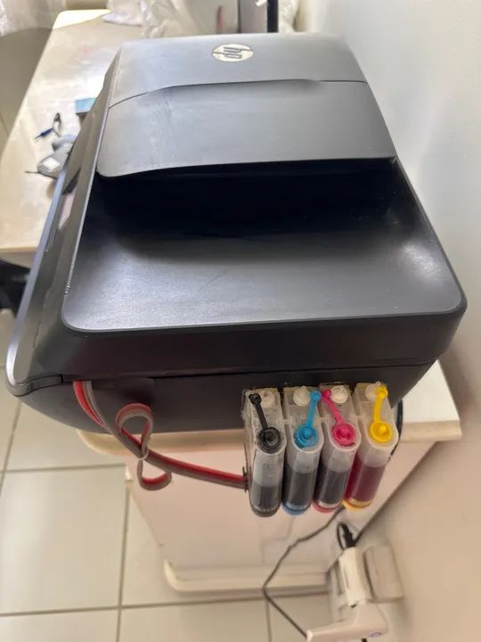 Impressora HP DeskJet Ink Advantage 4676 - Multifuncional Tanque de tinta - Foto 3