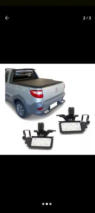 Ponteira Parachoque Traseiro Fiat Strada Working Original