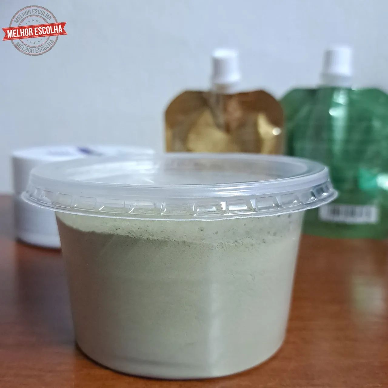 Argila Verde em pó 200g máscara facial skincare