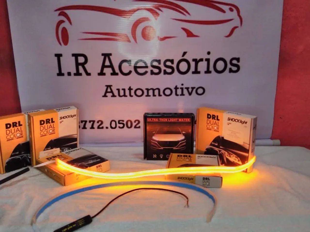 Kit de fita DRL com seta ou sem com 30, 45, 60 e 70cm aceito cartão! - Foto 5