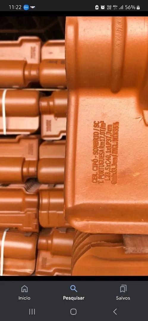 2000 Telhas cerâmicas PORTUGUESA com resina aplicada - Foto 4