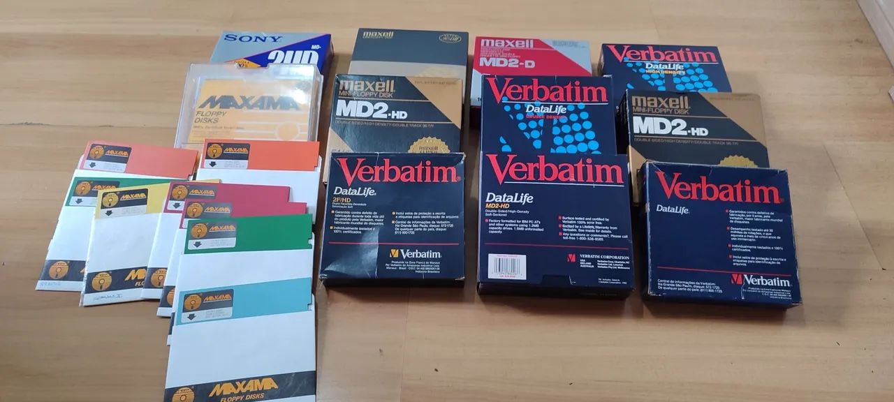 Lote de Disquetes  5 1/4 (114 Disquetes) - Foto 2