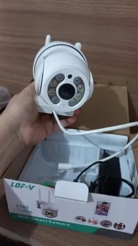 Câmera de segurança wi fi full hd externa a prova de água - Foto 3