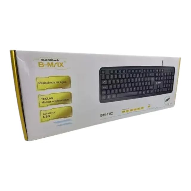 TECLADO PADRÃO COM FIO B-MAX BM T02 - Foto 5