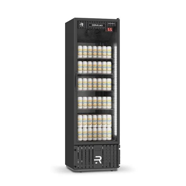 Cervejeira 400 Litros Porta De Vidro Interior preto  220v Refrimate 
