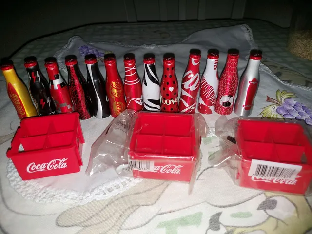 Minigarrafas Coca-Cola (leia a descrição)
