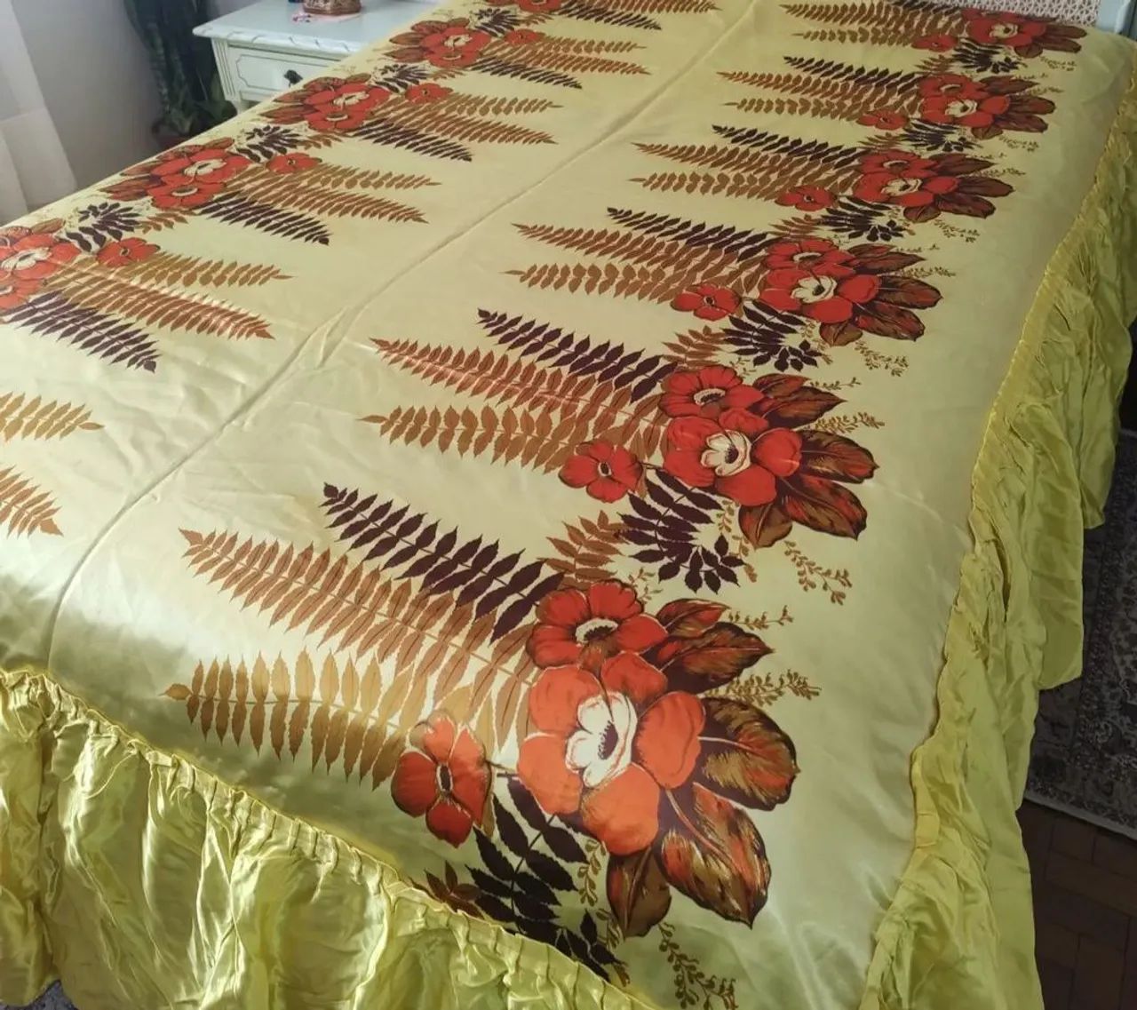 Colcha - Flores Amarelas - Foto 2