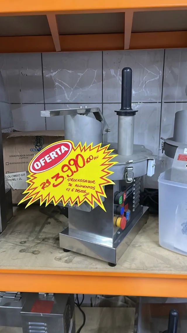 Processador de alimentos com 6 discos (Ester)