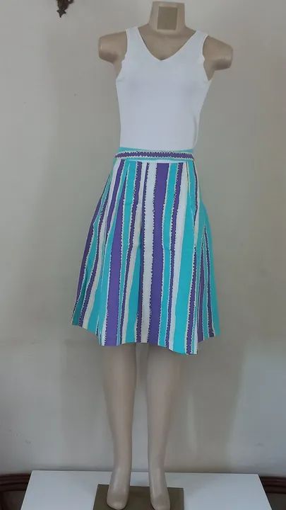 Saia algodão e blusa tricot P - Foto 3