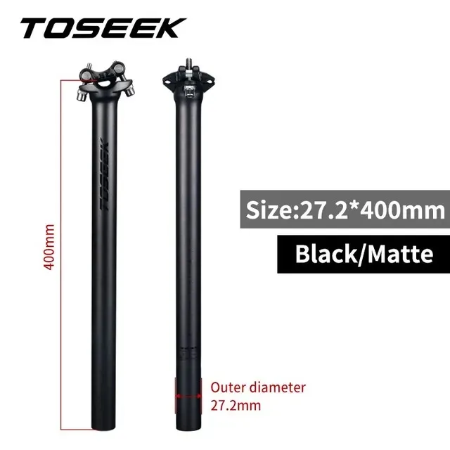 Canote Toseek Fibra de Carbono 31.6mm e 27.2mm