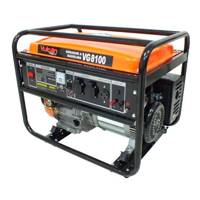 Gerador de Energia 6.5Kva 6500w 15Hp Gasolina 4t Bivolt Vg8100 Vulcan - Foto 2
