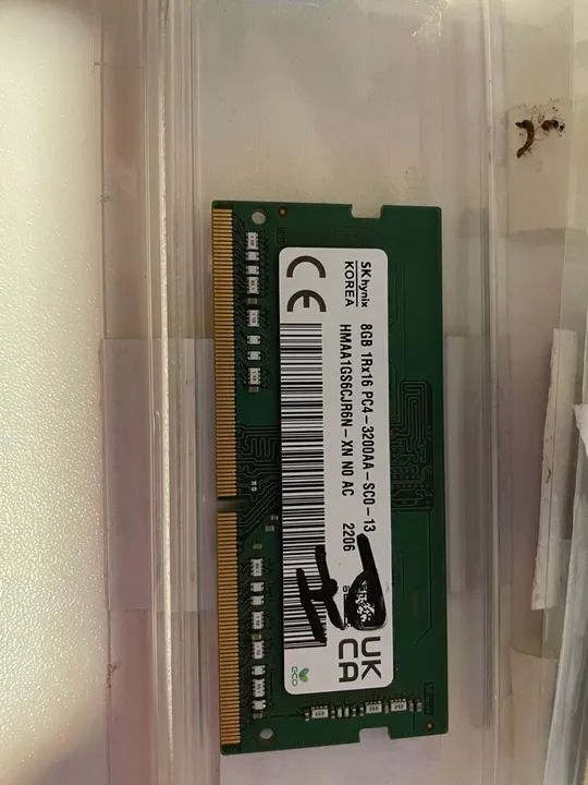 Memória RAM SK Hynix 8GB DDR4 3200MHz