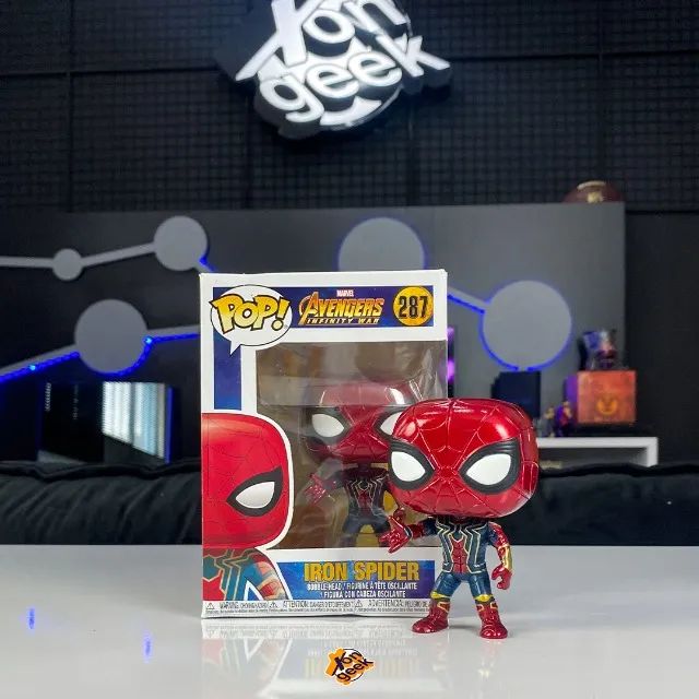 Funko Pop Homem Aranha: Iron Spider 287 | Marvel | Temos a Pronta Entrega em Todo o Brasil - Foto 4