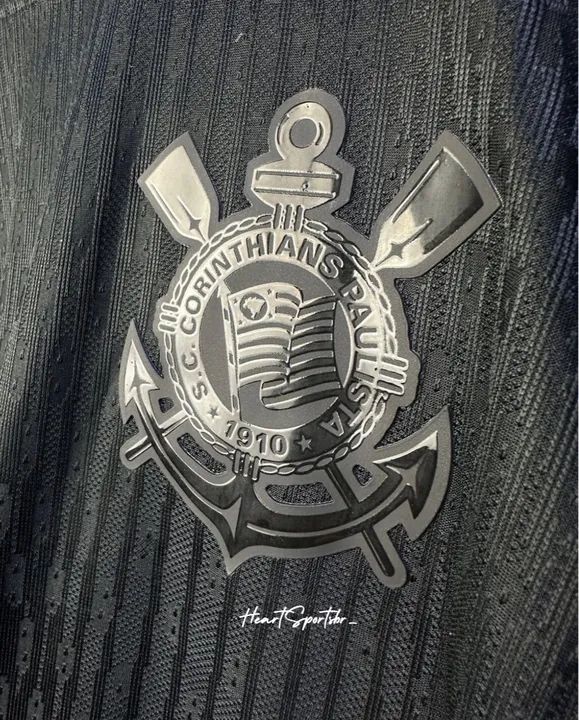 Camisa do Corinthians Jogador all black 2024 - pronta entrega  - Foto 3