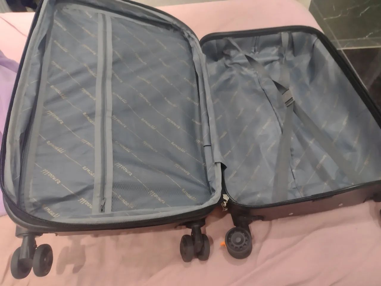 Mala de Viagem Preta 23 kg - Foto 4