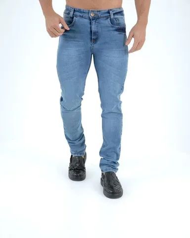 Calças Jeans masculina com lycra  - Foto 5