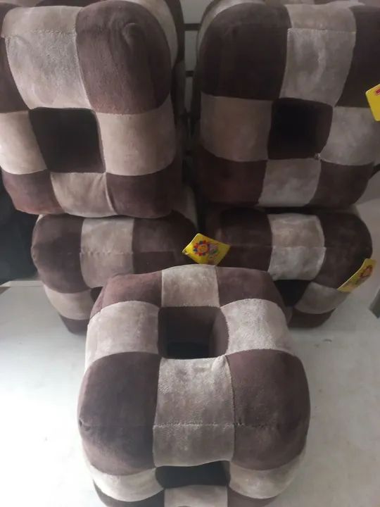 5 peças almofadas de cubo 25x25 novas  - Foto 3