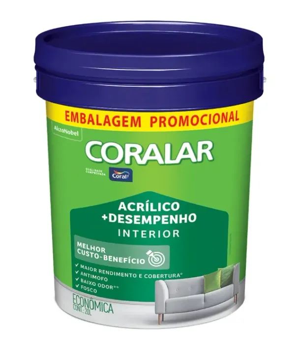 Balde 20 litros Coralar Branco 