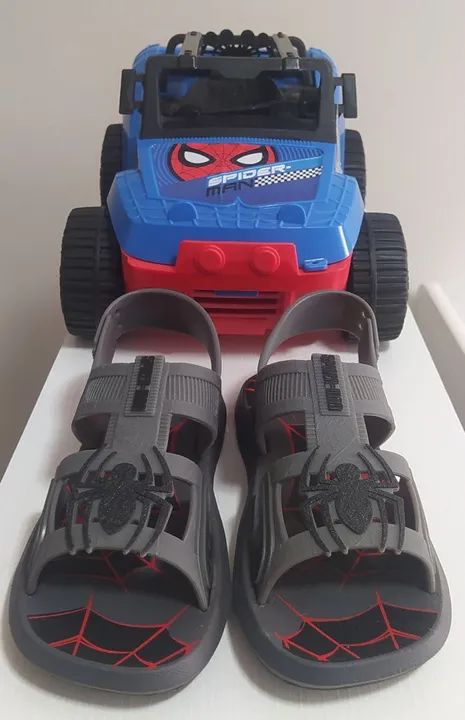 Sandália homen aranha com Buggy Grendene kids - Foto 2