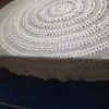 toalha de mesa redonda crochê feito a mão. - Foto 2