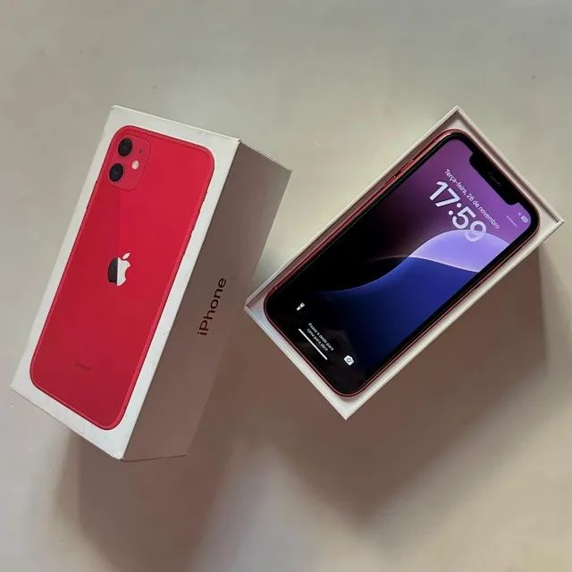 iPhone 11 64GB (Vermelho) - Celulares e Smartphones - Laranjeiras