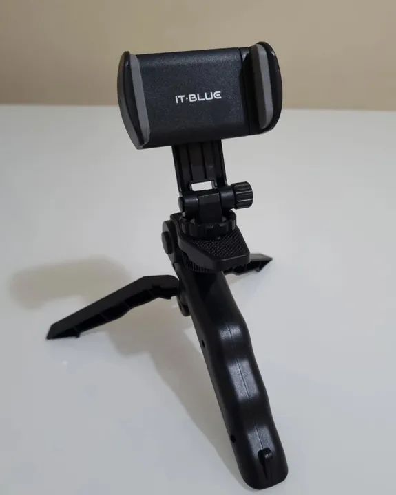 Suporte Celular Com Tripé Le-118 It Blue