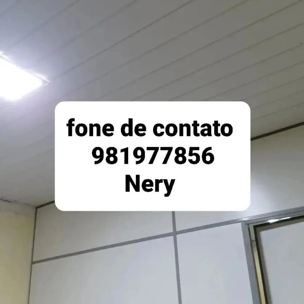 Montagens e remanejamentos de forro e divisórias 