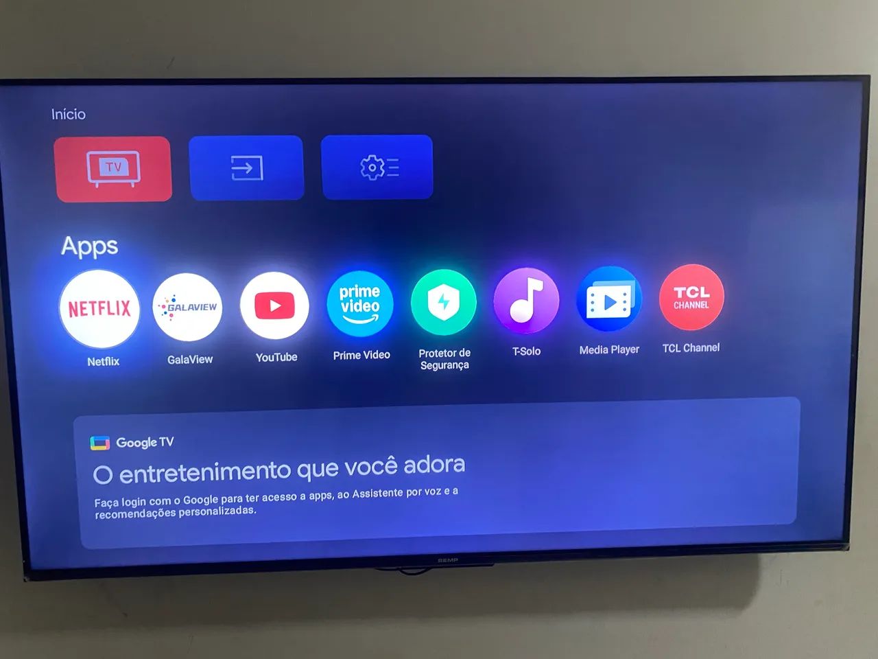 Tv led 55 polegadas TCL 4k Bhuetooth  entrega local 64315882580483122