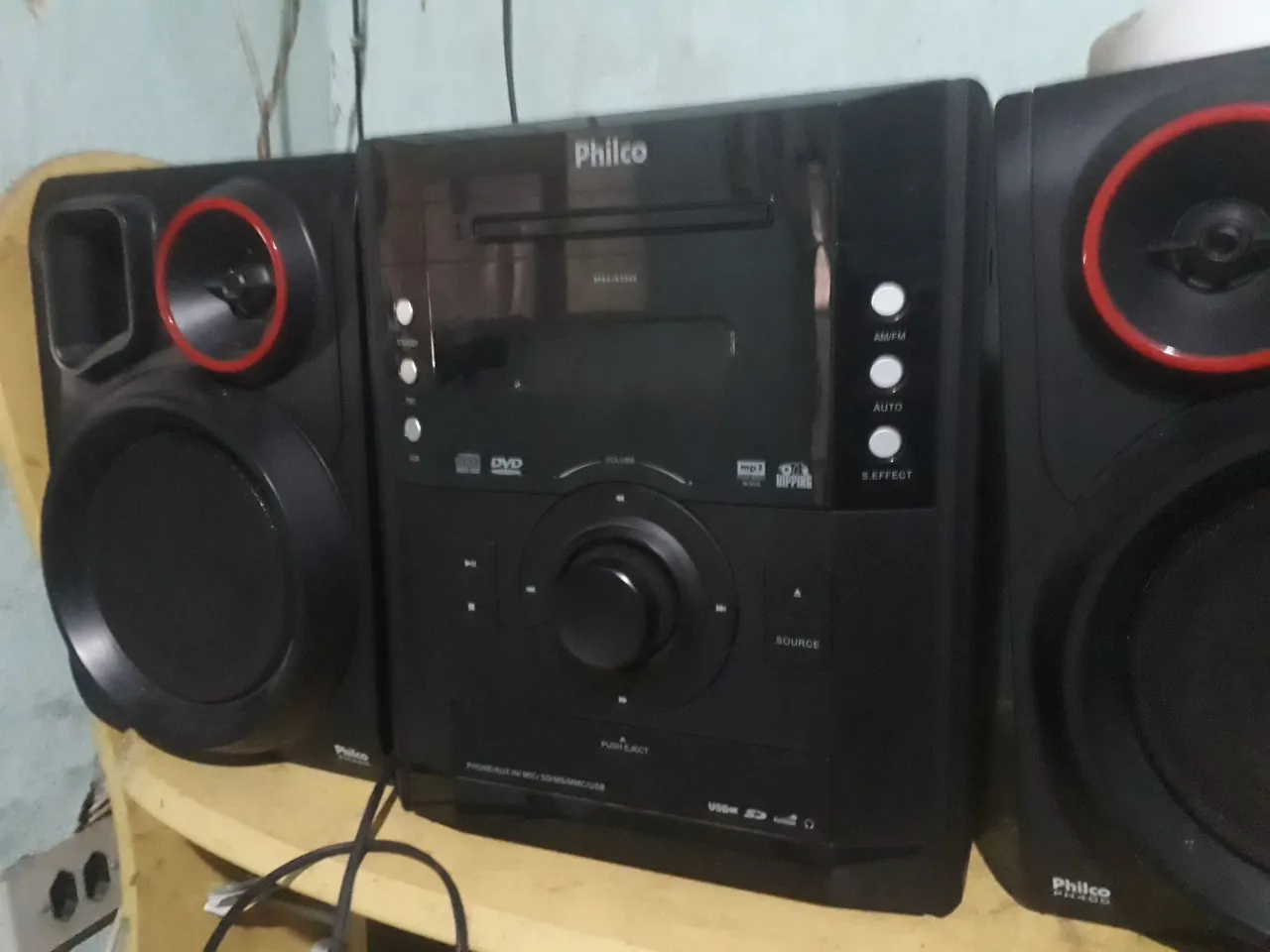 Mini System Philco com DVD e MP3
