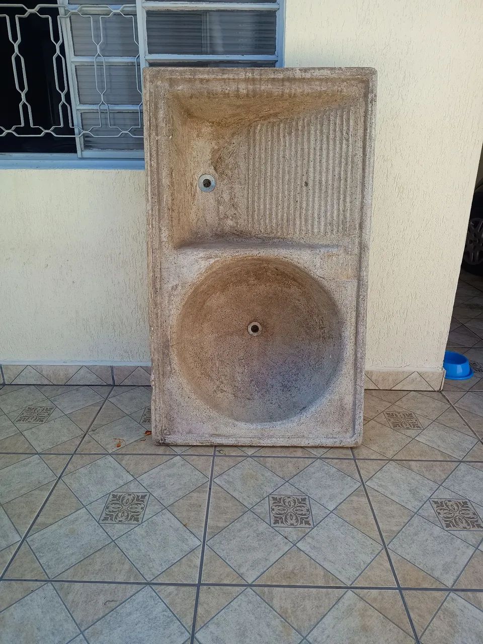 Cuba dupla de mármore para área externa - Foto 3