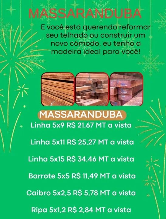 Linha caibro e ripa Madeira Massaranduba  - Foto 3