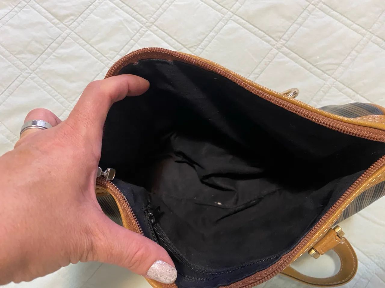 Bolsa com listras - Foto 3