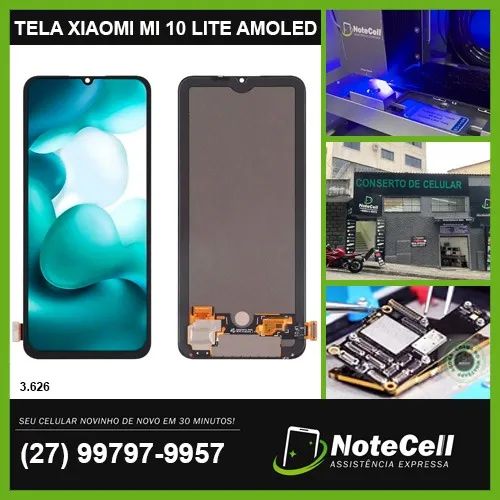 Tela / Display Para Xiaomi Mi 10 Lite 5G Original - 3 Meses de Garantia!!!