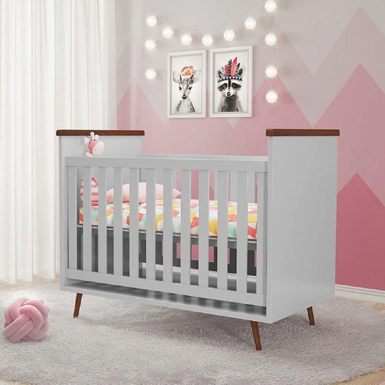 Berço Moderno para Bebê - Design Encantador
