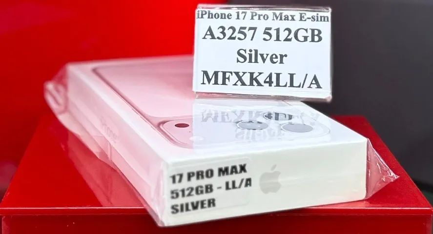 Apple iPhone 17 PRO MAX A3257 512GB E-SIM - SILVER - Produto Novo com Garantia - Foto 2