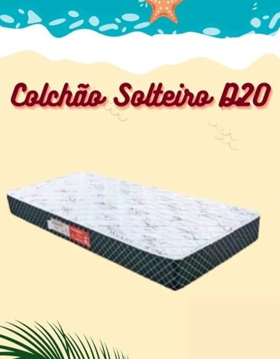 COLCHÃO SOLTEIRO D20   PRONTA ENTREGA    SÓ PAGA NO ATO DA ENTREGA    DIRETO DA FÁBRICA  - Foto 4