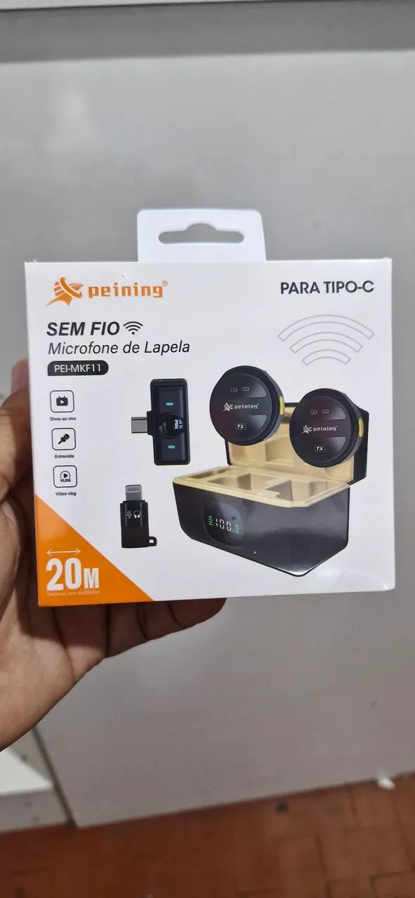 Microfone lapela peining 