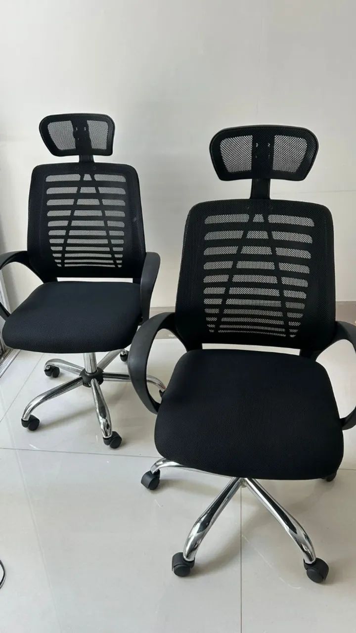 Cadeira ergonômica de escritório Vega, Preto - Foto 3