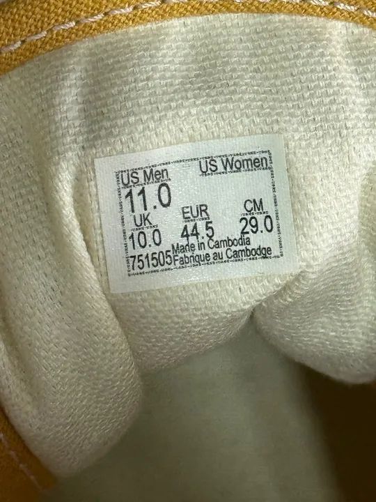 Tênis Vans Old Skool Amarelo Masculino 42 - Foto 4