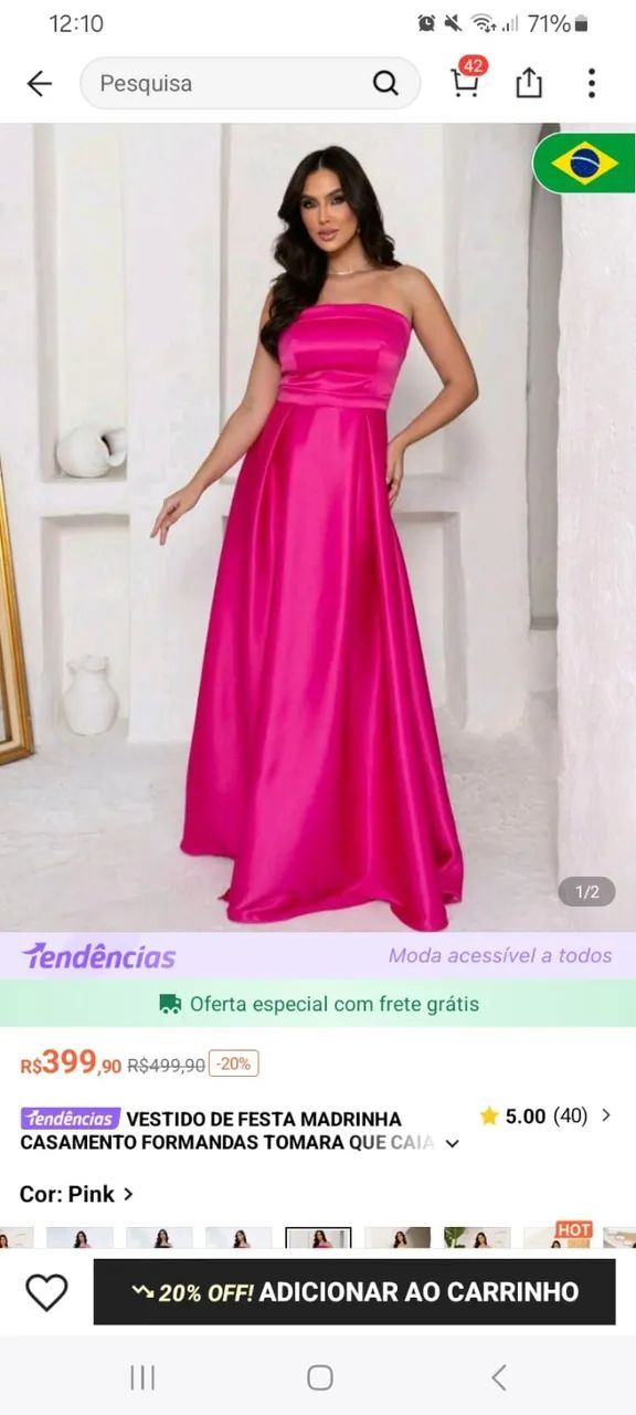 Vestido de Formatura.