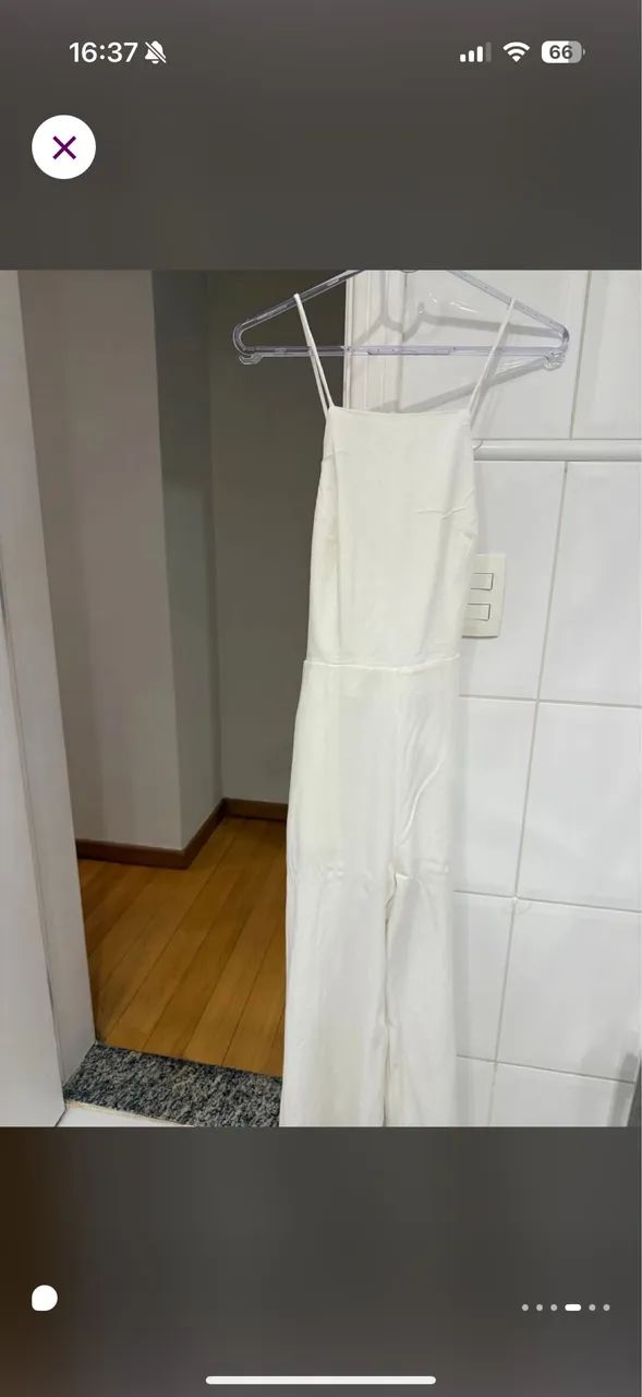 Macacão branco - Garage . Novo 