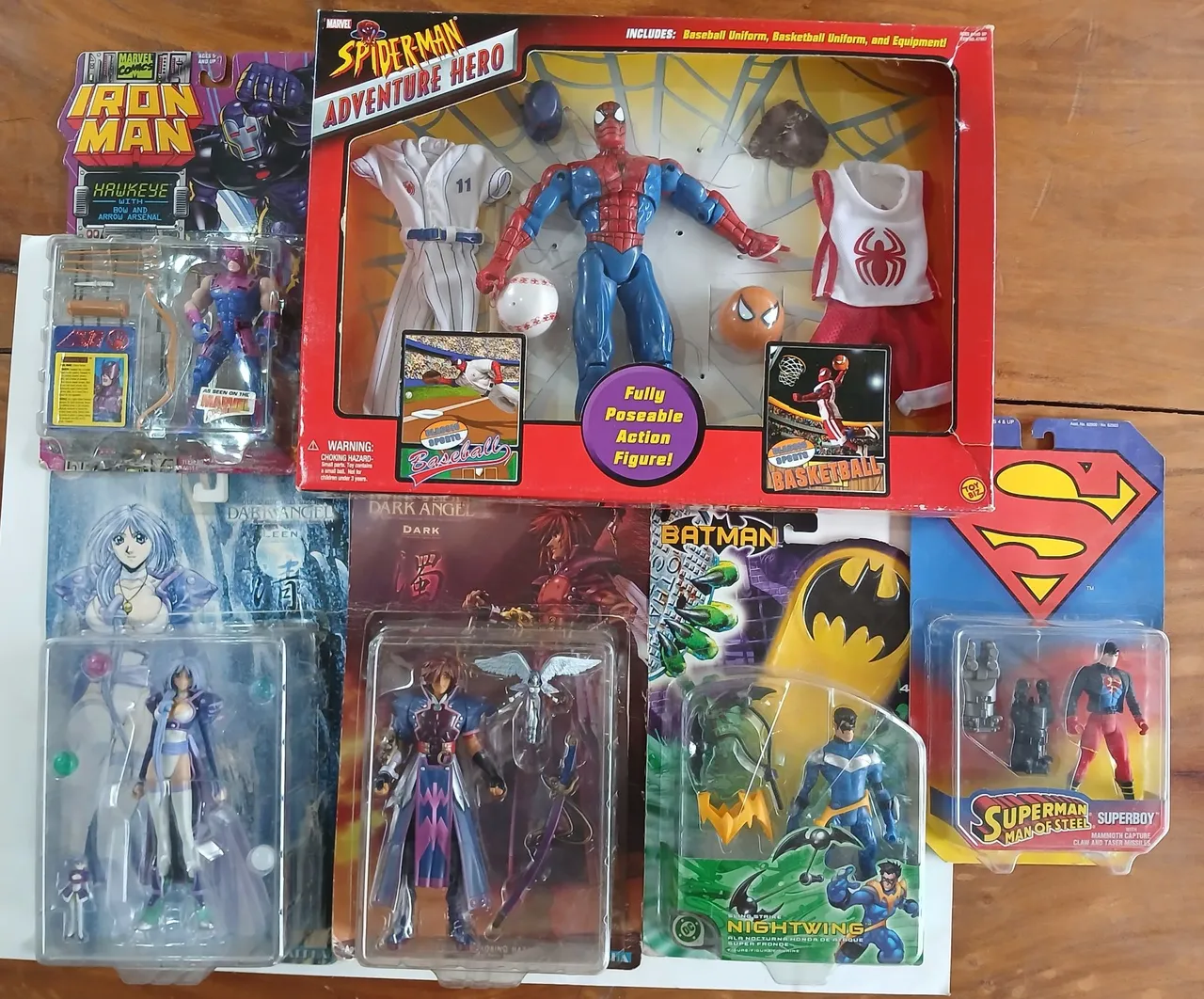 Lotes de Brinquedos de Ação Dc e Marvel toybiz
