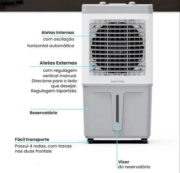 Climatizador de Ar 60 litros CLIN60 PRO -FAZEMOS ENTREGA! - Foto 3