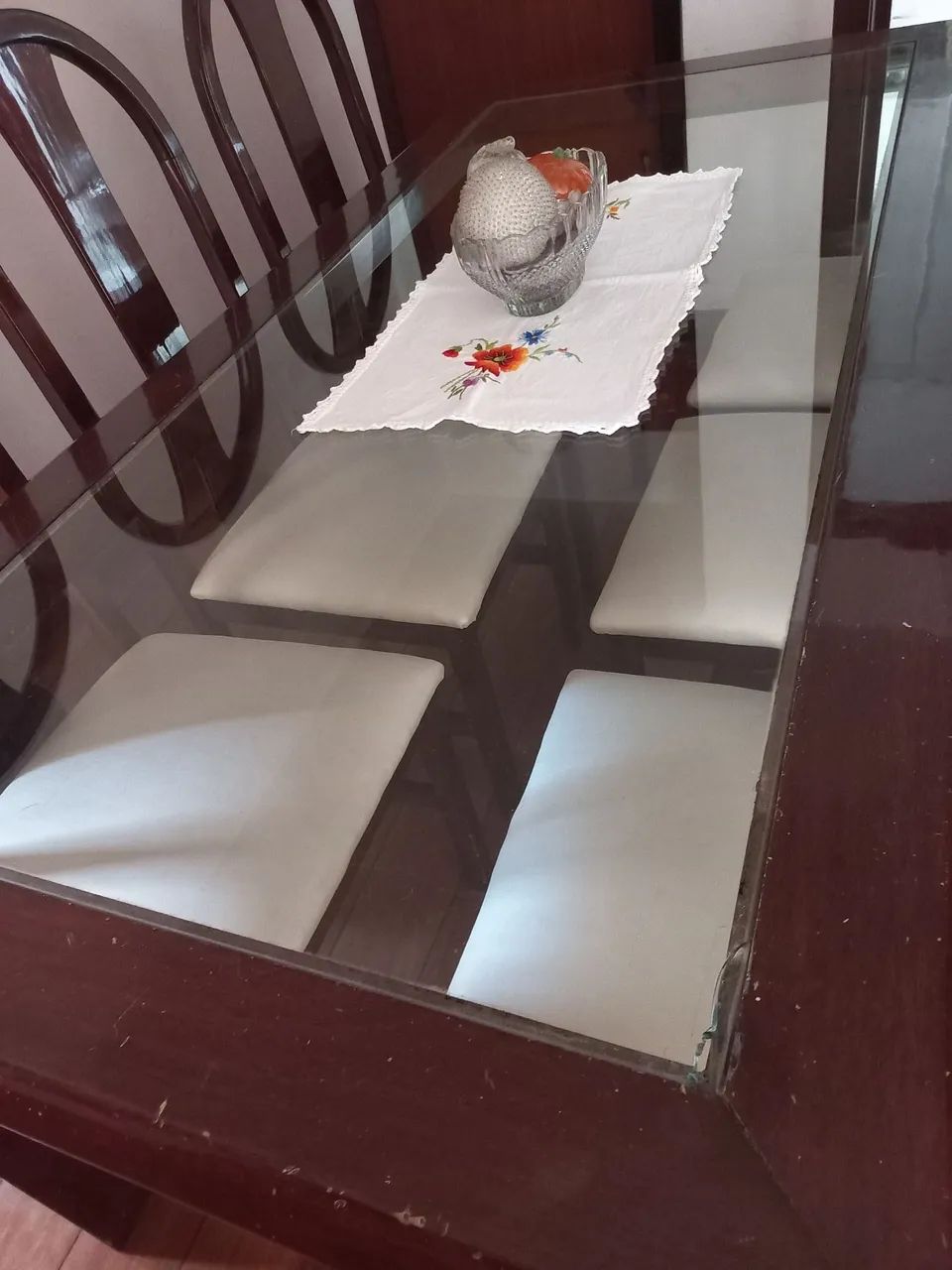 Centro de mesa bordado 