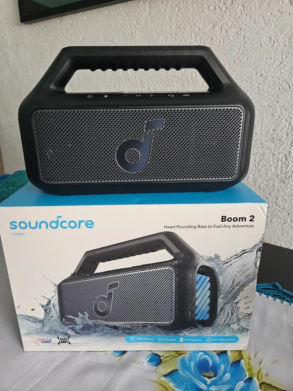 Caixa de Som Bluetooth Soundcore Boom 2 ZERADA!! - Foto 3
