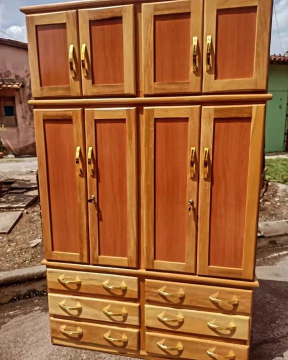 Guarda roupa de Madeira Maciça - novo - Foto 5
