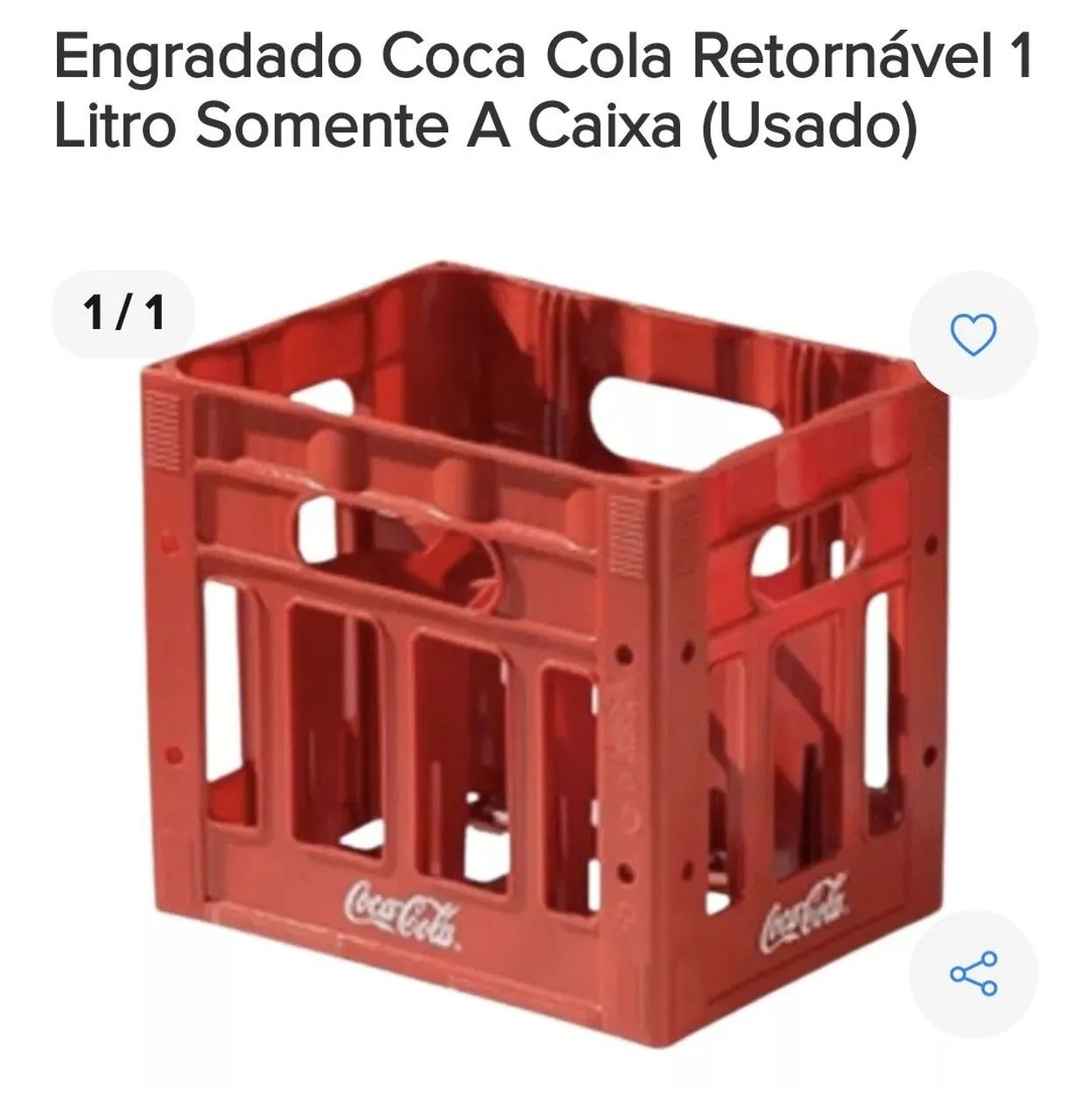CAIXAS  p.v.c de Coca-Cola - 03 P.V.C plástico para vasilhames de 1 litro vidro. - Foto 5