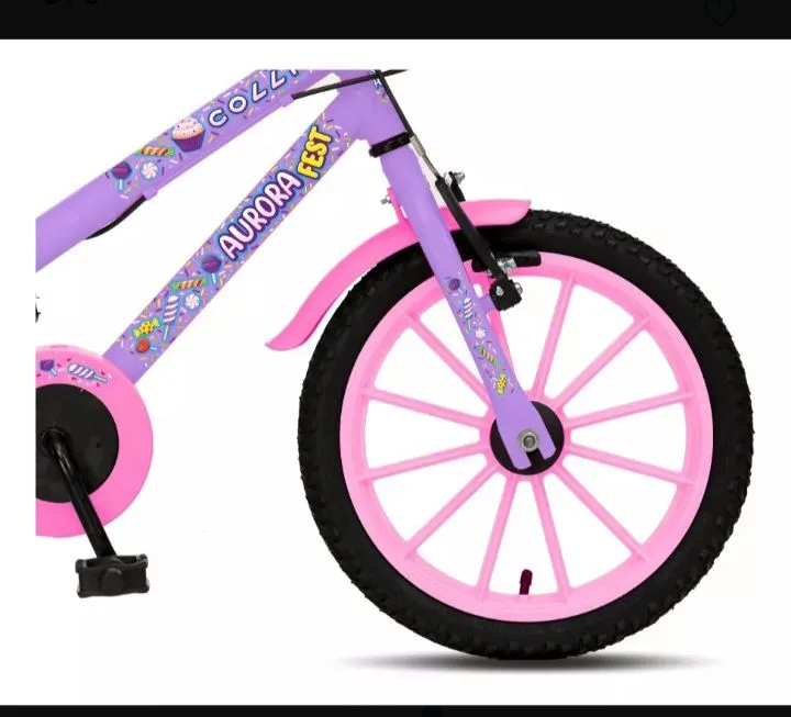 Bicicleta Infantil Aurora Fest Aro 16 Colli Bikes